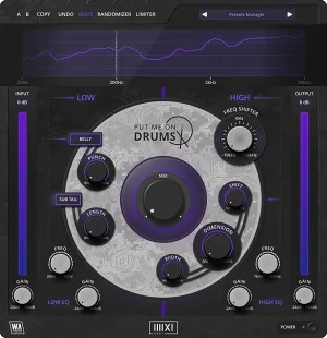 多功能鼓效果器-W.A. Production Put Me On Drums v1.0.1 WiN-MAC