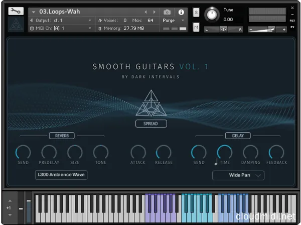 电吉他采样素材音色库-Smooth Guitars Vol 1 WAV+Kontakt :-1 电吉他采样素材音色库-Smooth Guitars Vol 1 WAV+Kontakt :-1