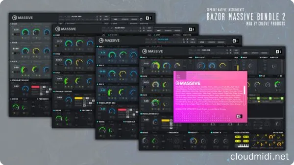 拓展皮肤包-COLOVE NI Massive Razor 3 Bundle v2.0 WiN :-1 拓展皮肤包-COLOVE NI Massive Razor 3 Bundle v2.0 WiN :-1