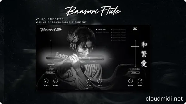 虚拟班苏里笛音源-Infinite Audio Bansuri Flute VST WIN-MAC :-1 虚拟班苏里笛音源-Infinite Audio Bansuri Flute VST WIN-MAC :-1