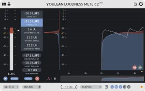 响度测量插件-Youlean Loudness Meter 2 v2.4.3 MOCHA-win