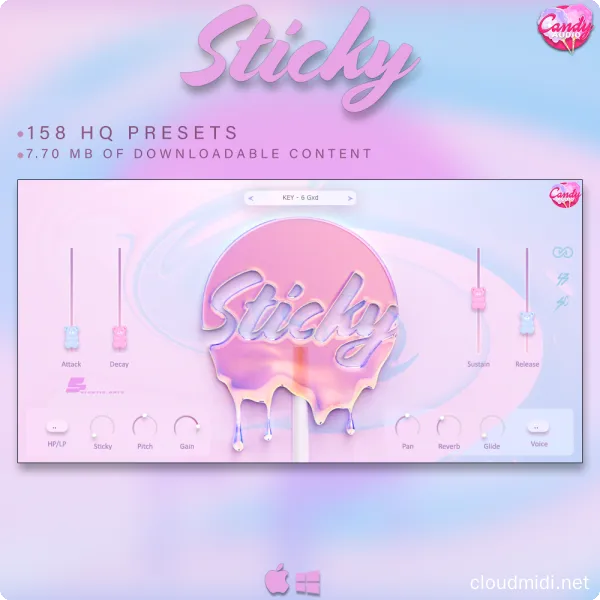 RNB虚拟乐器音源-Infinite Audio Sticky WIN-MAC :-1 RNB虚拟乐器音源-Infinite Audio Sticky WIN-MAC :-1