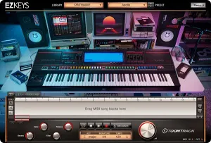 虚拟钢琴含合成器波拓展-Toontrack EZkeys v1.3.3 + SYNTHWAVE CE WIN-MAC
