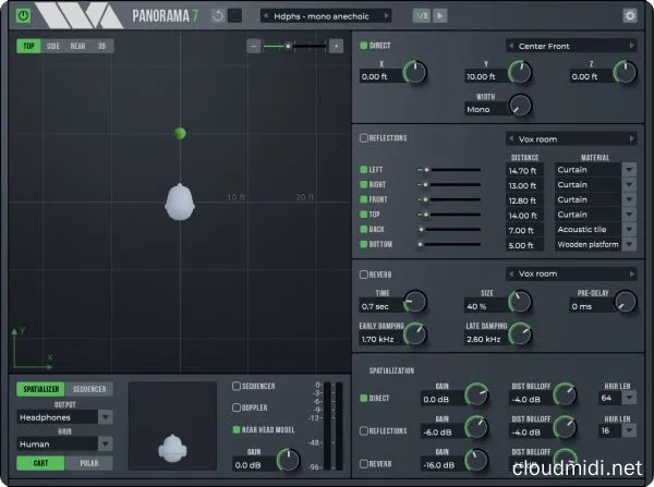 虚拟声学模拟插件-Wave Arts Panorama7 v7.02 NeBULA-win :-1 虚拟声学模拟插件-Wave Arts Panorama7 v7.02 NeBULA-win :-1