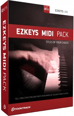 虚拟钢琴MIDI模版合集-Toontrack EZkeys MIDI Pack Collection v2023.3