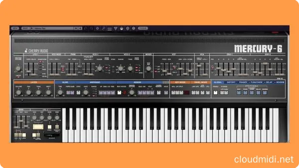 模拟合成器-Cherry Audio Mercury-6 v1.0.5 R2R-win :-1 模拟合成器-Cherry Audio Mercury-6 v1.0.5 R2R-win :-1