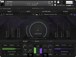 综合低音合成音色库-Artistry Audio Monolith v1.1 Kontakt