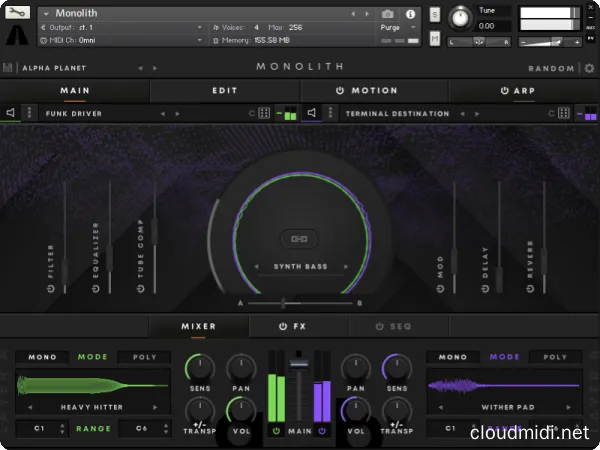 综合低音合成音色库-Artistry Audio Monolith v1.1 Kontakt :-1 综合低音合成音色库-Artistry Audio Monolith v1.1 Kontakt :-1
