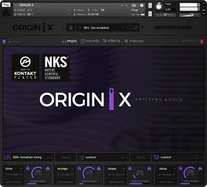 综合电子合成循环音色库-Artistry Audio Origin X v1.1 Kontakt