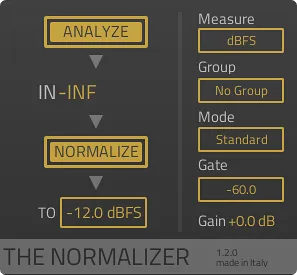 音量标准化增益插件-HoRNet TheNormalizer v1.3.2 WiN-MAC