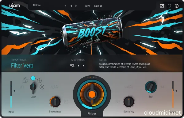 音色过渡和张力效果器-UJAM Finisher BOOST v2.1.1 R2R-win :-1