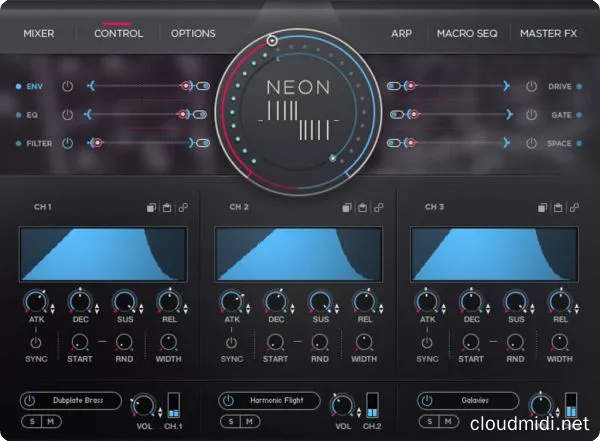 复古合成氛围音色库-Heavyocity Mosaic Neon KONTAKT :-1 复古合成氛围音色库-Heavyocity Mosaic Neon KONTAKT :-1