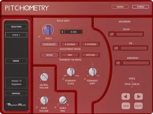 多功能音高音色变换效果器-Aegean Music Pitchometry v1.1 R2R WiN-MAC