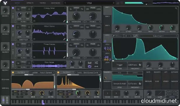 波表电子合成器-Vital Audio Vital Pro v1.5.5 Ohsie WiN-MAC-Linux :-1 波表电子合成器-Vital Audio Vital Pro v1.5.5 Ohsie WiN-MAC-Linux :-1
