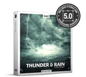 雷雨声音效-Boom Library Thunder & Rain Stereo Edition (WAV)