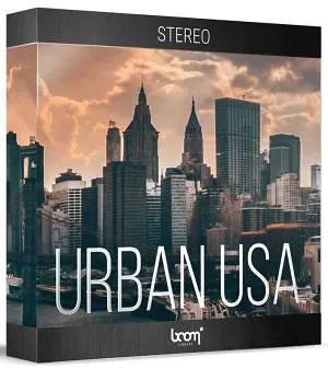 美国城市生活音效-Boom Library Urban USA 3D Stereo Edition WAV