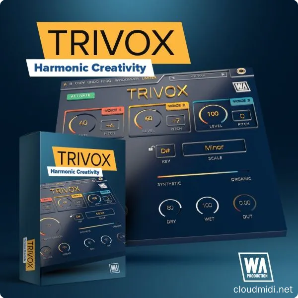 和声效果器插件-W.A.Production Trivox v1.0.0 TCD-win :-1 和声效果器插件-W.A.Production Trivox v1.0.0 TCD-win :-1
