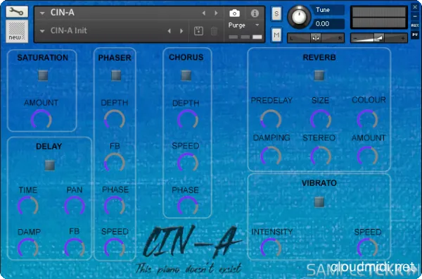 模拟磁带机采样钢琴音色库- Cin-A Shaped Grand Piano KONTAKT :-1 模拟磁带机采样钢琴音色库- Cin-A Shaped Grand Piano KONTAKT :-1