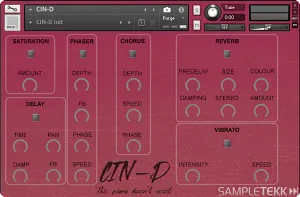 个性电钢琴音色库-Sampletekk Cin-D Analog Digital Electric Hybrid Piano Kontakt