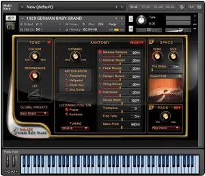 德国宝贝大钢琴音色库-Best Service Galaxy German Baby Grand v1.5 Kontakt