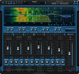 调音台混音器-Blue Cat Audio Blue Cats MB-7 Mixer v3.60 R2R WiN-MAC