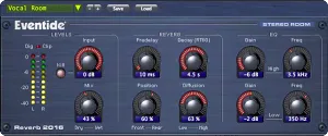 房间混响效果器-Eventide 2016 Stereo Room v3.7.11 R2R-win