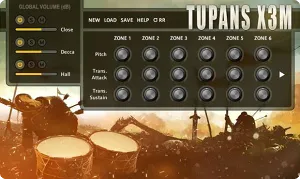 史诗图班鼓音色库-Strezov Sampling Tupans X3M Kontakt