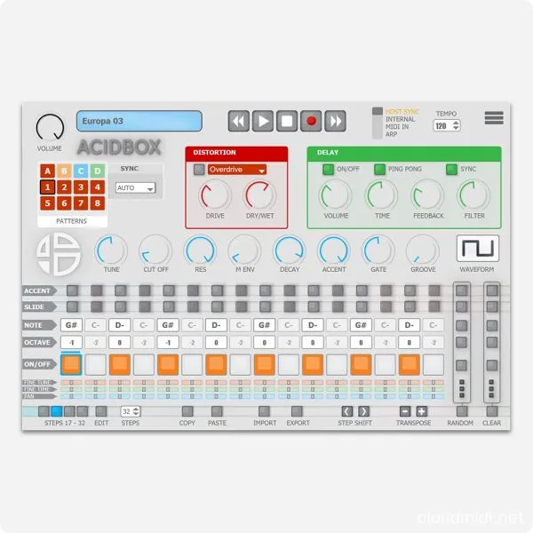 贝司合成器-Audio Blast AcidBox 2 R2R WIN-MAC-Linux :-1