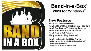 智能编曲伴奏软件Band in a Box 2020 WiN中文版免安装主程序