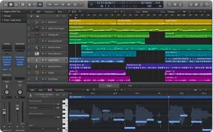 Logic Pro X 10.0.7-10.5.1 macOS 苹果音乐制作软件6个旧版本合集