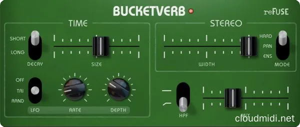 混响效果器-reFuse Software Bucketverb v1.2.0 R2R-win :-1 混响效果器-reFuse Software Bucketverb v1.2.0 R2R-win :-1