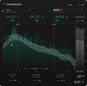 频谱平衡计量插件-Sonible Truebalance v1.0.4 MacOS