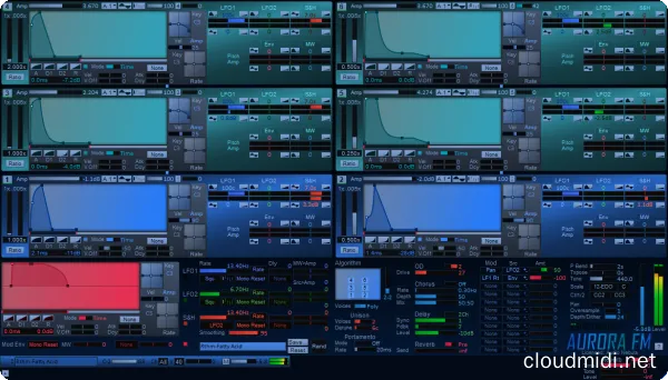 模块多音色 FM 合成器-Audio Nebula Aurora FM v1.5.0 R2R-win :-1 模块多音色 FM 合成器-Audio Nebula Aurora FM v1.5.0 R2R-win :-1