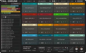 鼓机采样器-Togu Audio Line TAL-Drum v2.2.0 MacOS-MORiA