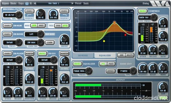 语音降噪效果器-Wave Arts Dialog 2 v2.0.9 R2R-win :-1 语音降噪效果器-Wave Arts Dialog 2 v2.0.9 R2R-win :-1