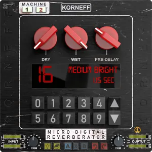 微型数字混响效果器-Korneff Audio Micro Digital Reverberator v1.0.6 R2R-win