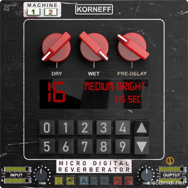 微型数字混响效果器-Korneff Audio Micro Digital Reverberator v1.0.6 R2R-win :-1 微型数字混响效果器-Korneff Audio Micro Digital Reverberator v1.0.6 R2R-win :-1