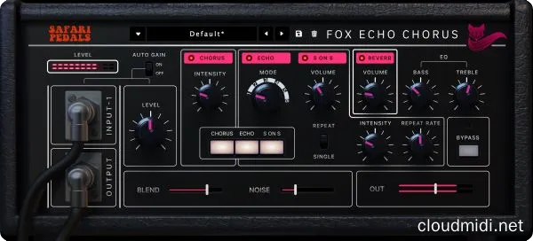 复古回声合唱插件-Safari Pedals Fox Echo Chorus WiN-MAC :-1 复古回声合唱插件-Safari Pedals Fox Echo Chorus WiN-MAC :-1