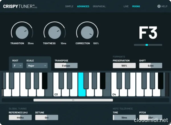 人声自动修音插件-CrushedPixel CrispyTuner 1.0.12 WiN-MAC :-1 人声自动修音插件-CrushedPixel CrispyTuner 1.0.12 WiN-MAC :-1