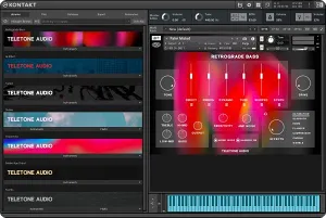 复古贝司音色库-Teletone Audio Retrograde Bass KONTAKT