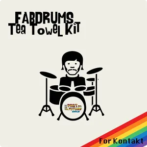 复古鼓音色库-PastToFutureSamples Fab Drums Tea Towel Kit Kontakt