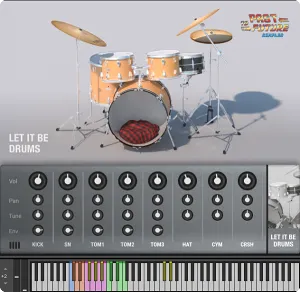 复古采样鼓音色库-PastToFutureSamples Let It Be Drums Kit Kontakt