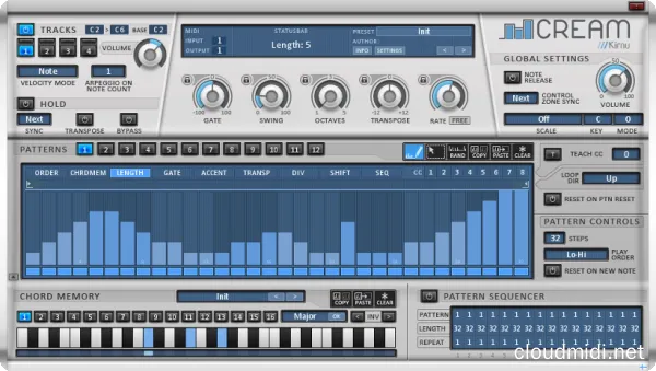 MIDI琶音效果器-Kirnu Cream v1.2.5 R2R WIN-MAC :-1 MIDI琶音效果器-Kirnu Cream v1.2.5 R2R WIN-MAC :-1