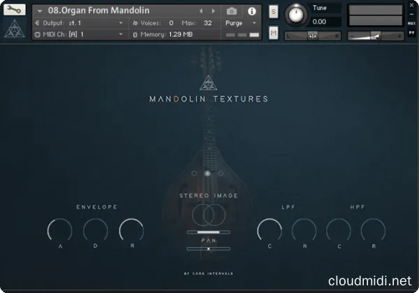 曼陀林音色库-Dark Intervals Mandolin Textures Kontakt :-1