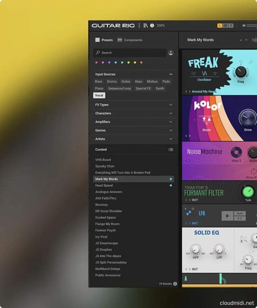 经典吉他效果器-Native Instruments Guitar Rig 7 Pro 7.0.1 macOS-HCiSO :-1 经典吉他效果器-Native Instruments Guitar Rig 7 Pro 7.0.1 macOS-HCiSO :-1