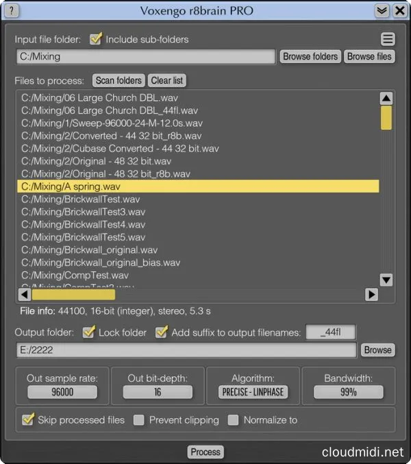 采样率转换工具软件-Voxengo r8brain Pro v2.12.0 R2R-win :-1 采样率转换工具软件-Voxengo r8brain Pro v2.12.0 R2R-win :-1