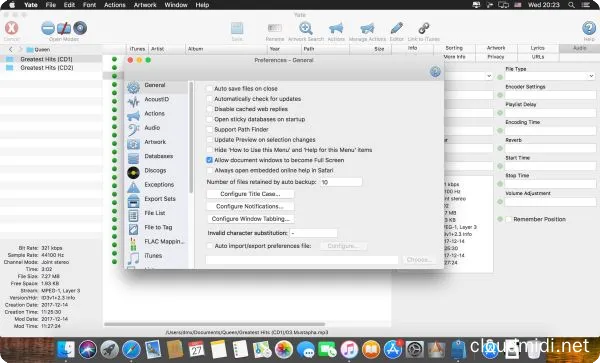 音频标签软件-Yate 6.17 macOS-TNT :-1 音频标签软件-Yate 6.17 macOS-TNT :-1