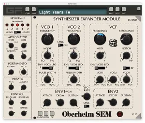 单声道模拟合成器-GForce Oberheim SEM v1.6.1 R2R WiN-MAC