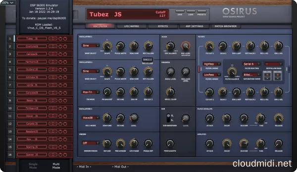 模拟桌面合成器-Access Virus Ti DSP56300 Emulator 1.2.25 WiN-MAC :-1 模拟桌面合成器-Access Virus Ti DSP56300 Emulator 1.2.25 WiN-MAC :-1