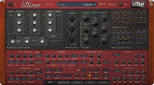 模拟合成器-U-he Diva v1.4.8 R2R WIN-MAC